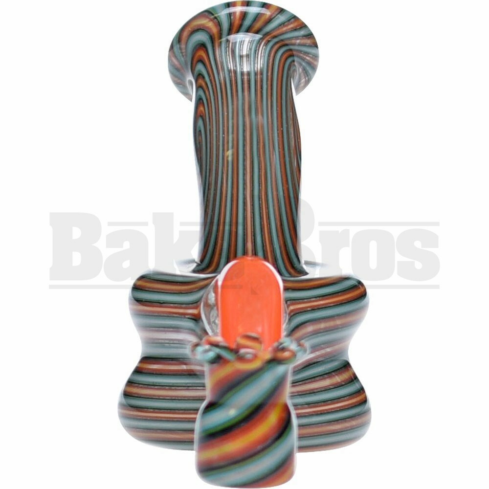 PHAT ASS GLASS WP MICRO TURTLE NECK 3" SWIRL WIG WAG FIRE & AIR FEMALE 10MM