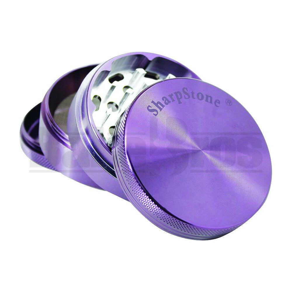 SHARPSTONE HARD TOP GRINDER 4 PIECE 2.5" PURPLE Pack of 1