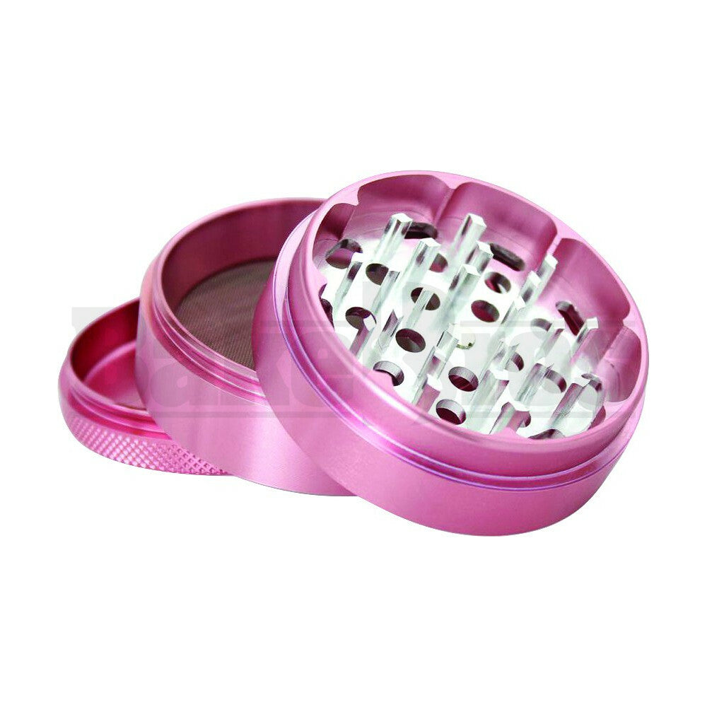 SHARPSTONE CLEAR TOP GRINDER 4 PIECE 2.5" PINK Pack of 1