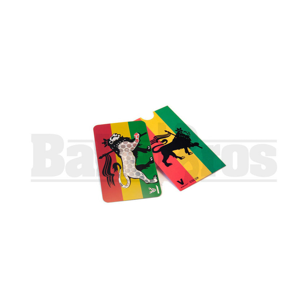 V SYNDICATE GRINDER CARD COLOR COLLECTION RASTA LION Pack of 1