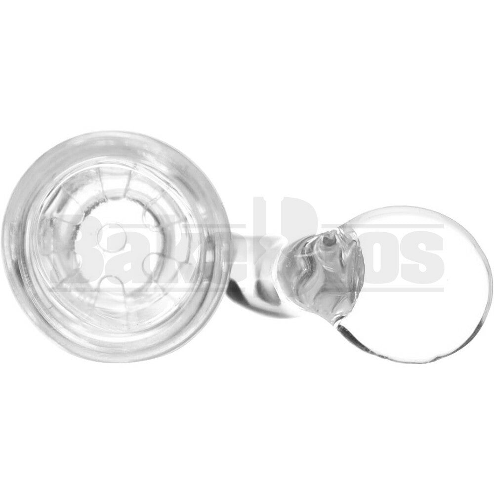 BOWL SLIDER ASTERIK GLASS SCREEN WITH FLAT HANDLE CLEAR 18MM