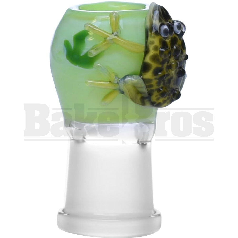 EMPIRE DOME POISONOUS TOAD ART DESIGN 2" KEY LIME GREEN 18MM