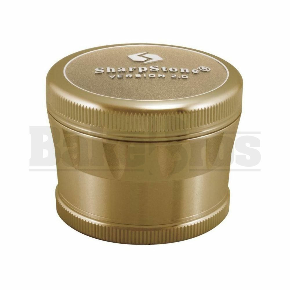 SHARPSTONE 2.0 HARD TOP GRINDER 4 PIECE 2.2" BRONZE Pack of 1