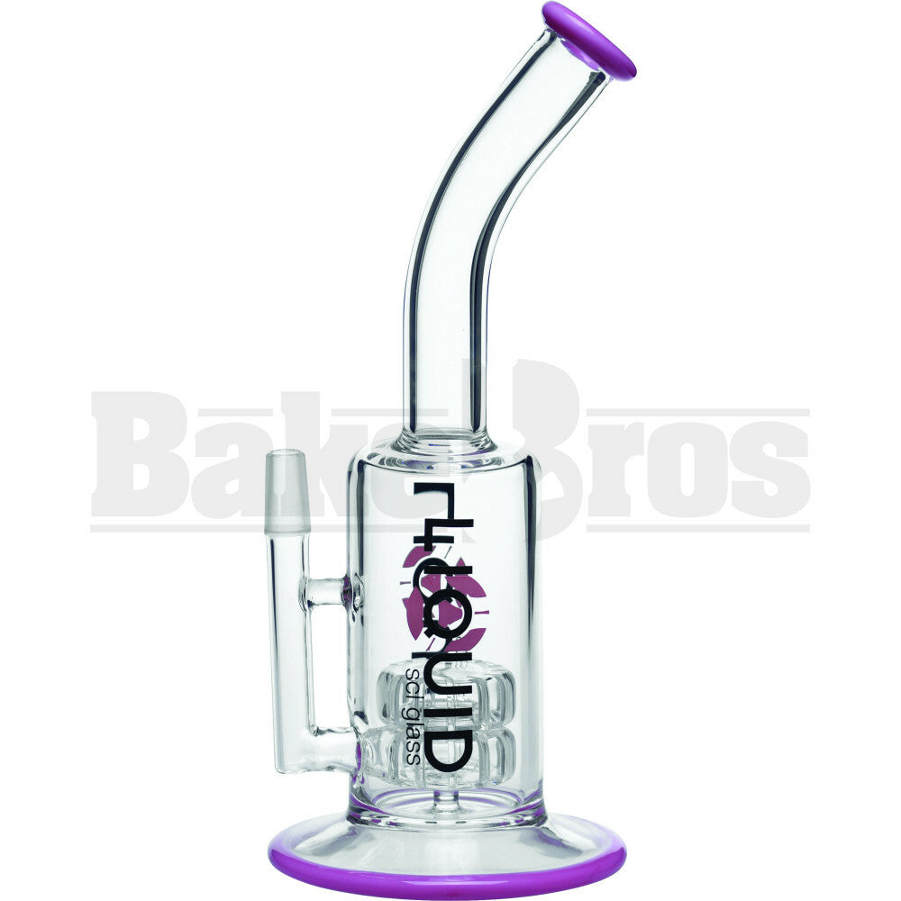 LIQUID GLASS WP GRID PERC 10" PINK MALE 14MM