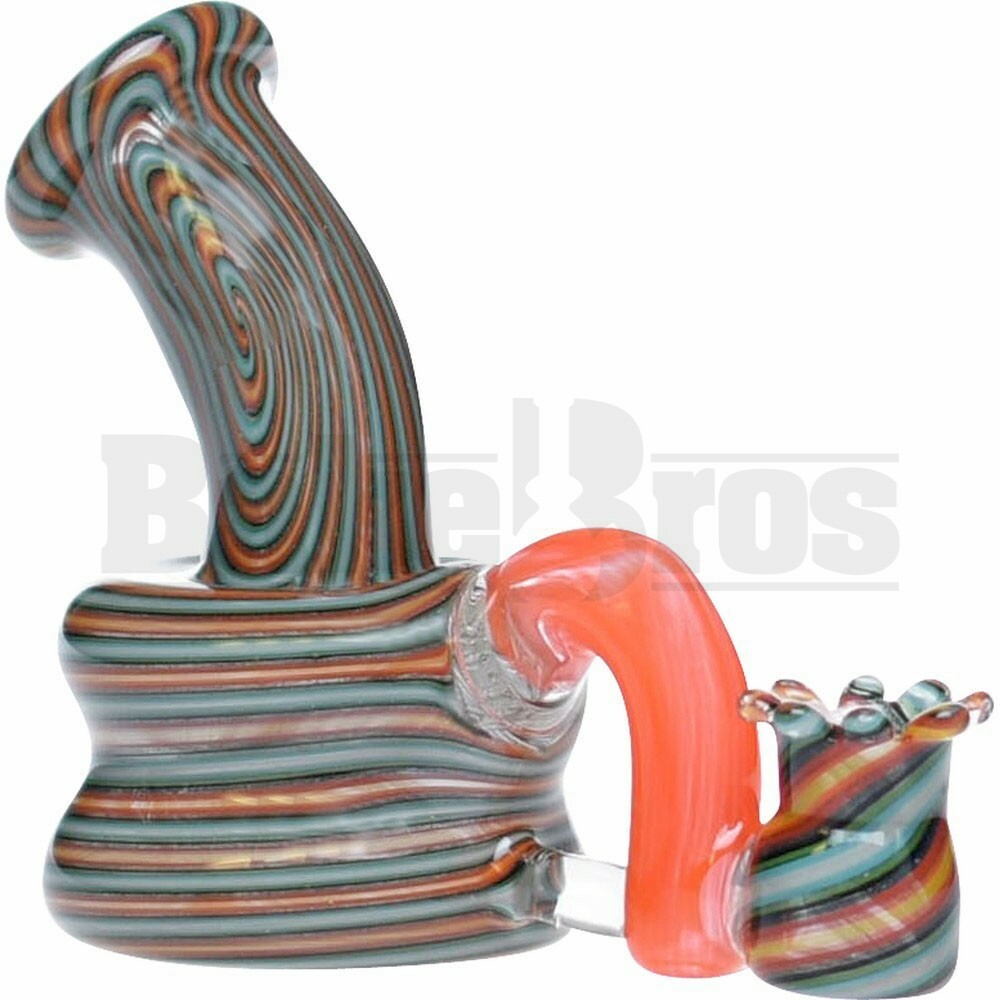 PHAT ASS GLASS WP MICRO TURTLE NECK 3" SWIRL WIG WAG FIRE & AIR FEMALE 10MM