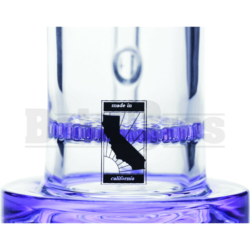 MAVERICK WP HONEYCOMB PERC SIDECAR MOUTH 7" TINTED BLUE MALE 14MM