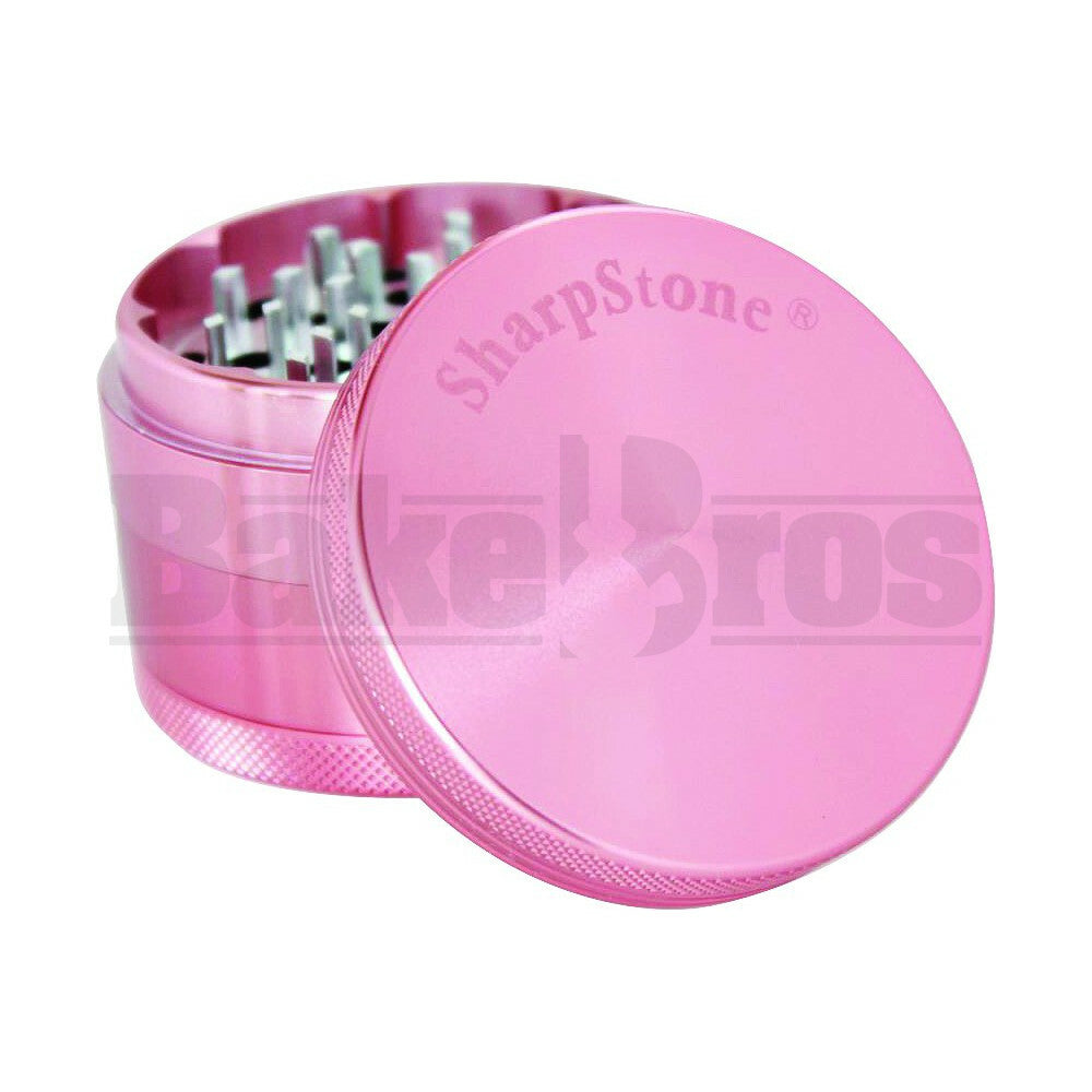 SHARPSTONE HARD TOP GRINDER 4 PIECE 2.5" PINK Pack of 1