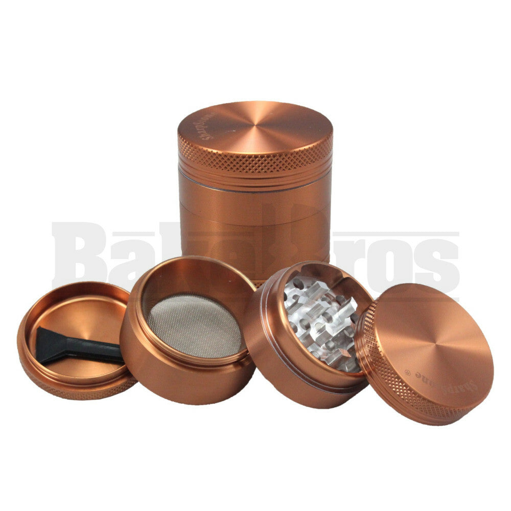 SHARPSTONE GRINDER HARD TOP 4 PIECE 1.5" BROWN Pack of 1