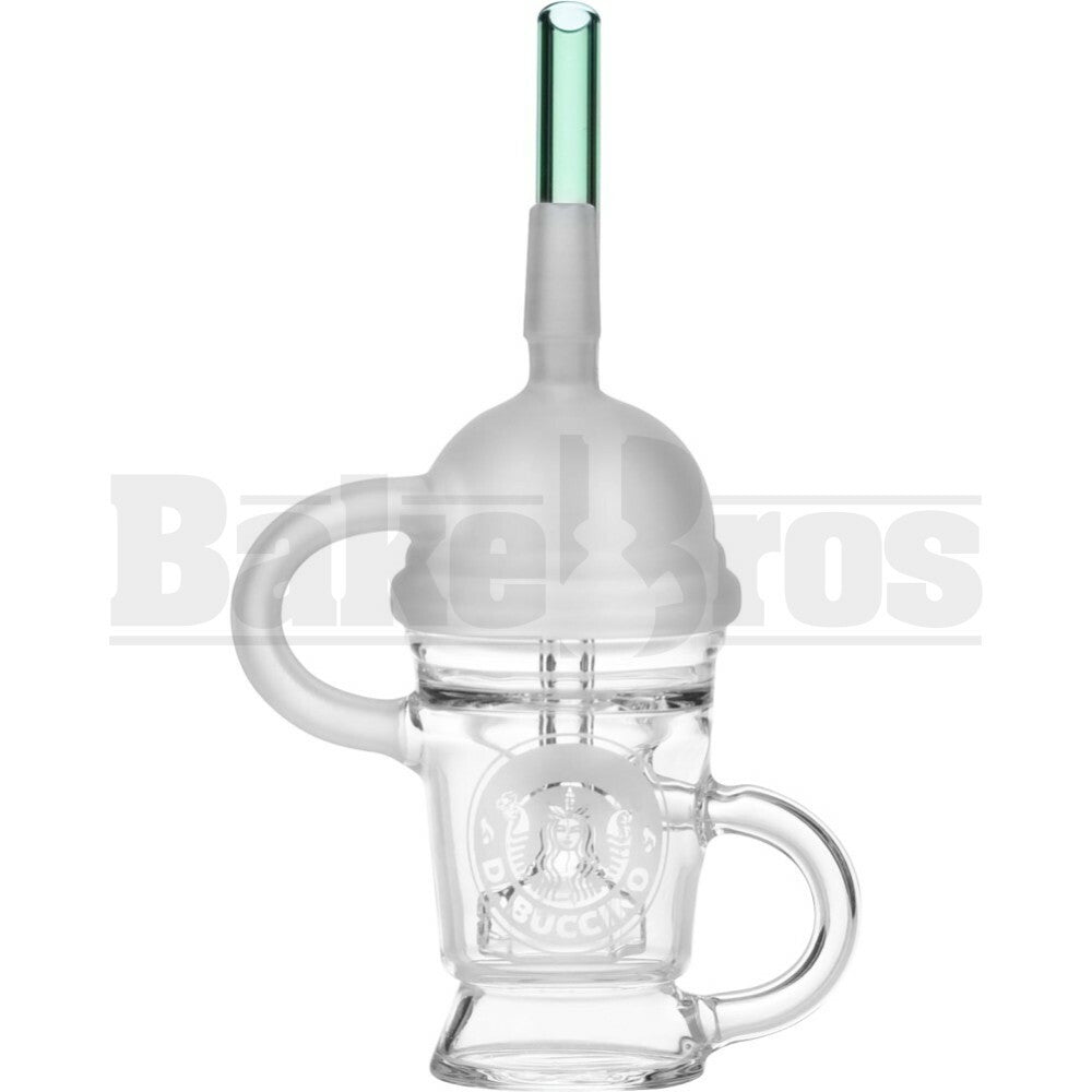 WP MINI DABUCCINO RECYCLER OIL RIG W/ HAMMERHEAD PERC 7" GREEN MALE 14MM