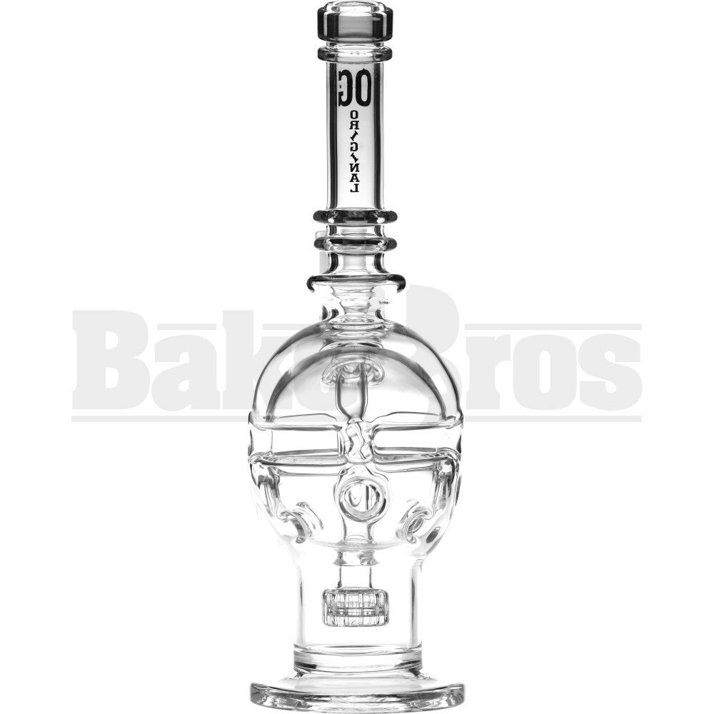 OG ORIGINAL GLASS WP FABERGE EGG W/ STEREO MATRIX PERC 10" CLEAR MALE 18MM