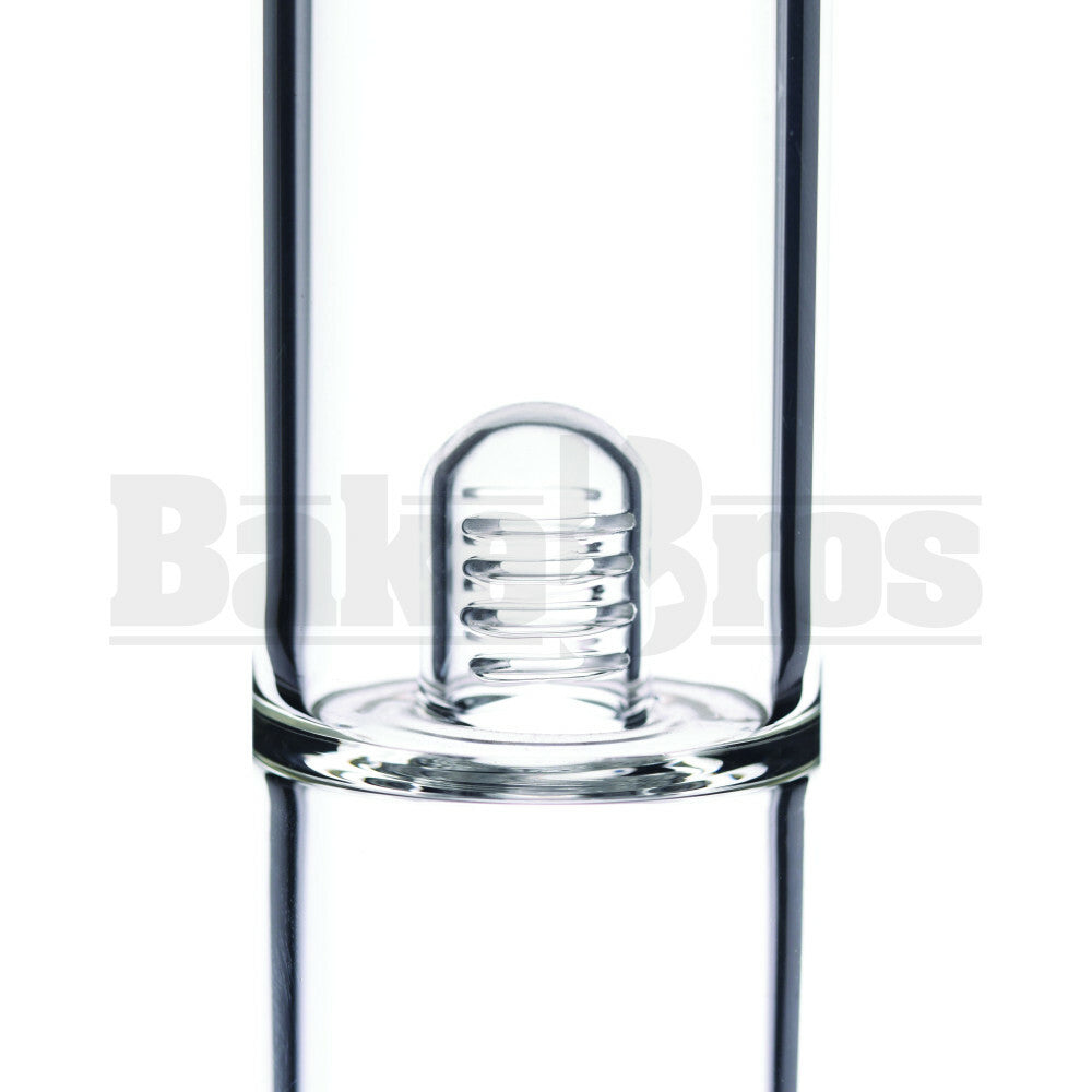 WP T-SHAPE TUBE HONEYCOMB DISK INILNE PERC W/ SPLASH STEMLESS 13" CLEAR FEMALE 18MM