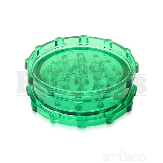 PLASTIC POLLEN GRINDER 3.0" GREEN Pack of 1