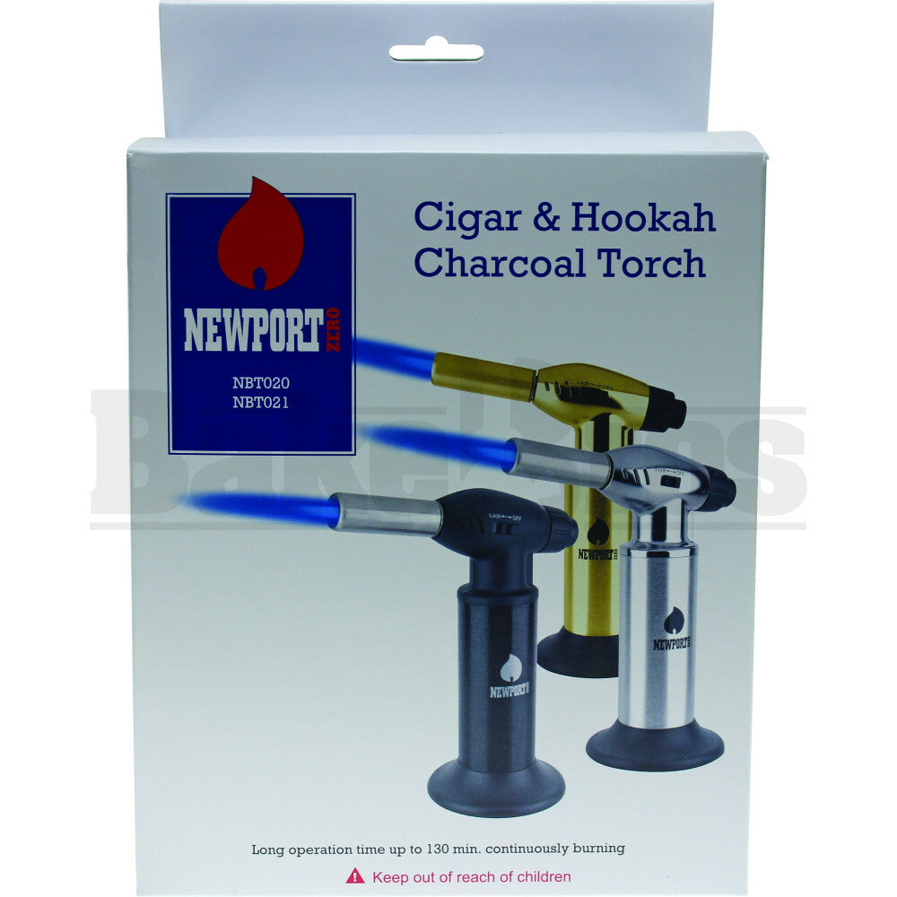 NEWPORT ZERO TORCH JUMBO NBT027 GOLD Pack of 1 10"