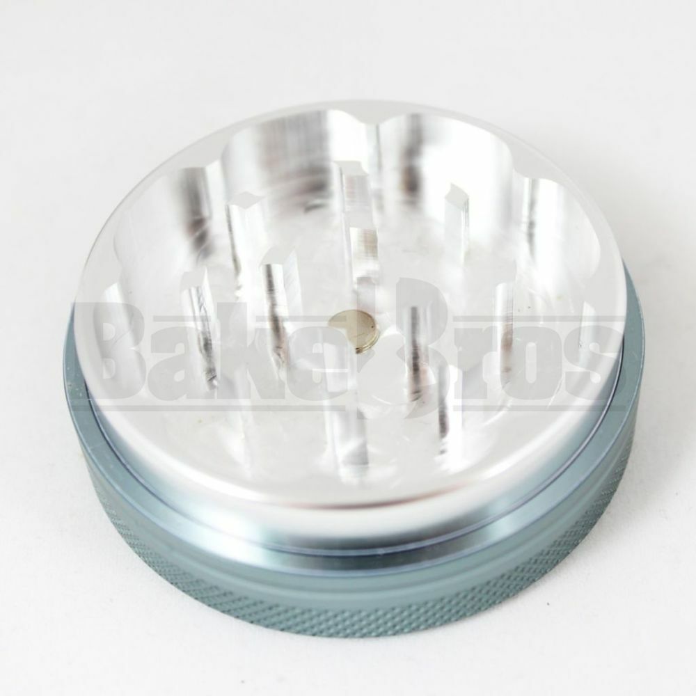 SHARPSTONE CLEAR TOP GRINDER 2 PIECE 2.2" GRAY Pack of 1