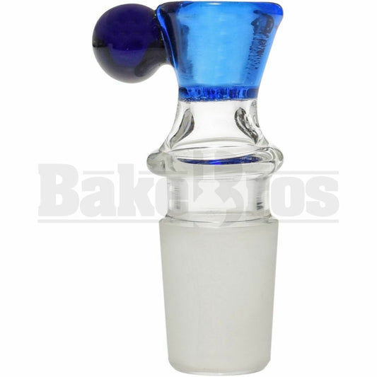 BOWL FUNNEL WIG WAG DESIGN W/ BULLHORN HANDLE BLUE 18MM