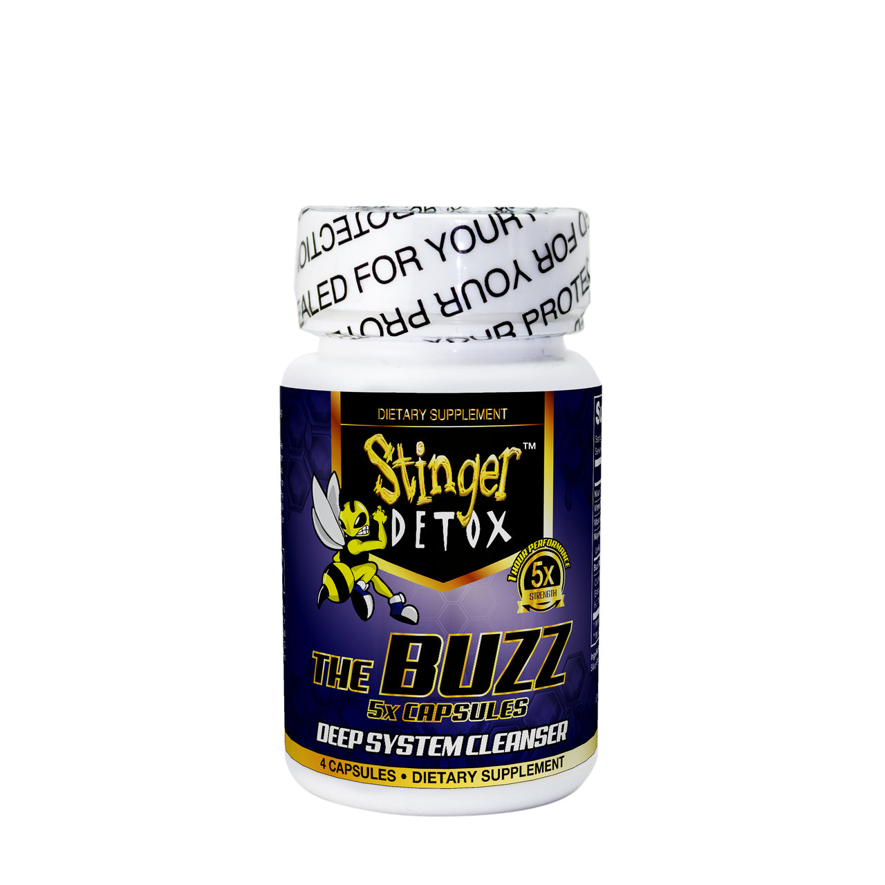 Stinger Detox The Buzz 5x Strength Unflavored 5 Capsules