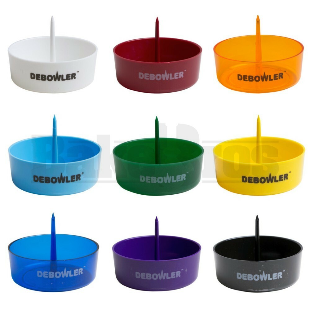 DEBOWLER ASHTRAY BOWL POKER 4" ASSORTED COLORS