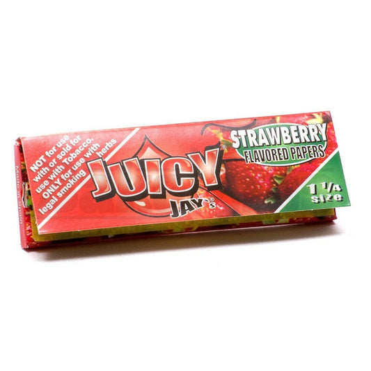 JUICY JAY'S FLAVORED PAPERS 32 LEAVES 1 1/4 STRAWBERRY Pack of 1