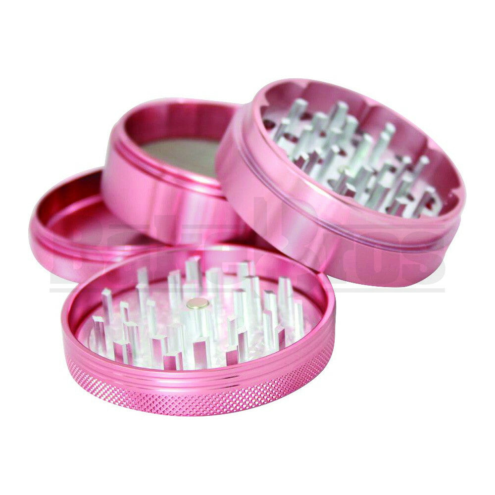 SHARPSTONE HARD TOP GRINDER 4 PIECE 2.5" PINK Pack of 1