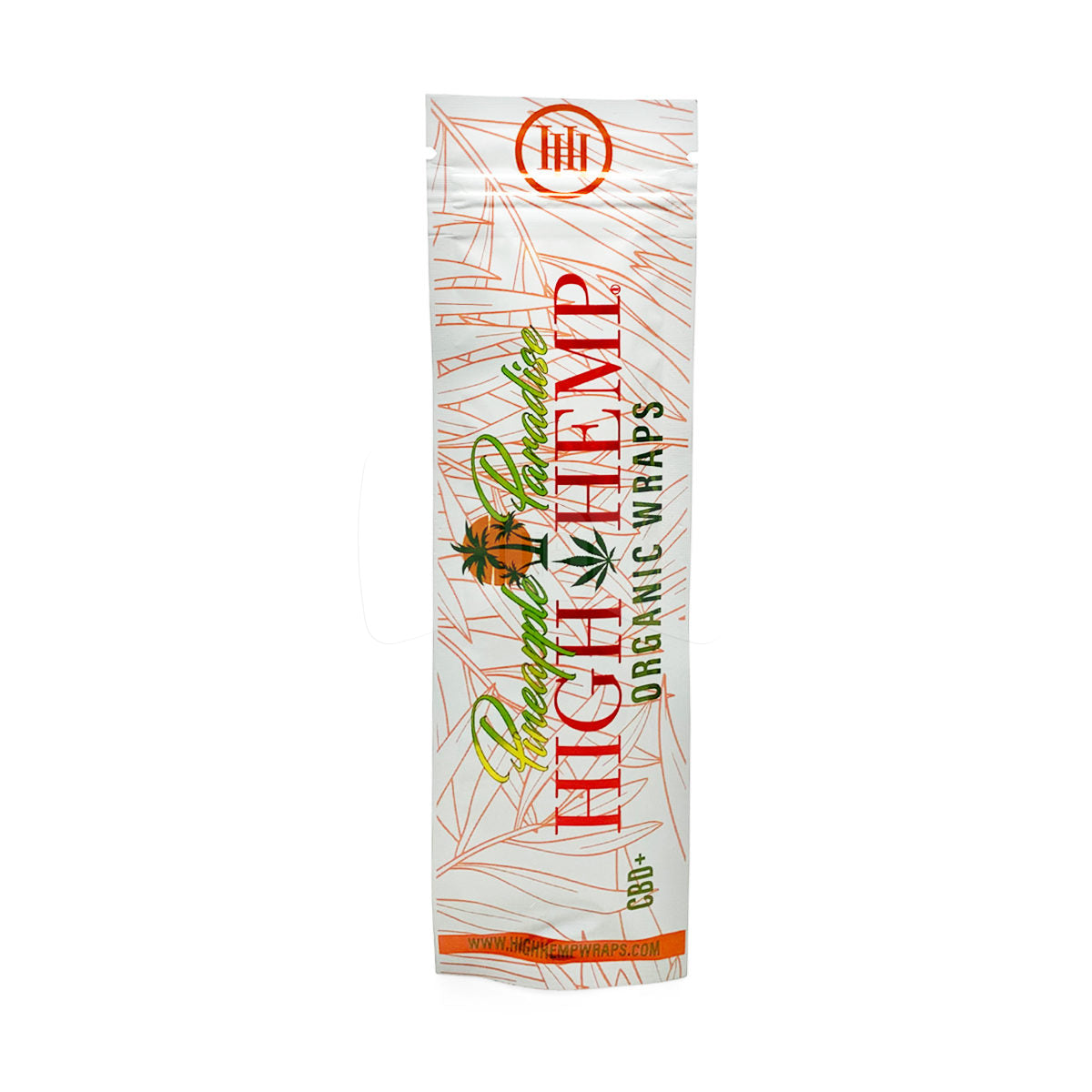 High Hemp Organic Wraps 2 Wraps With 2 Filters Pineapple Paradise Pack Of 25