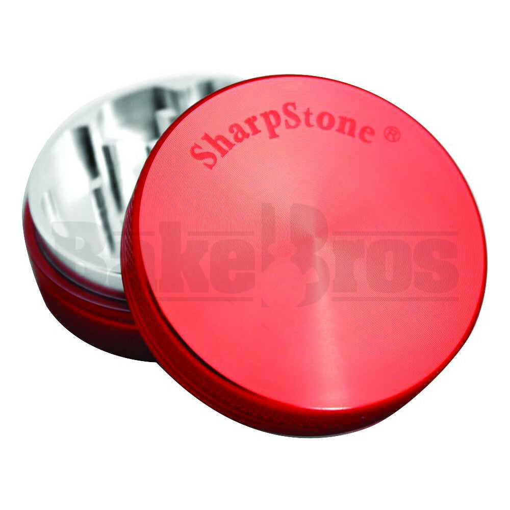 SHARPSTONE HARD TOP GRINDER 2 PIECE 2.2" RED Pack of 1