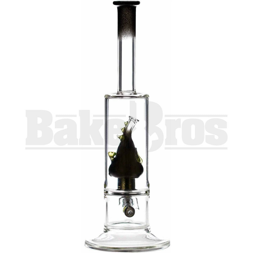 KROWN KUSH WP STRAIGHT TUBE W/ NANO OIL RIG PERC 13" ILLUMINATI MALE 18MM