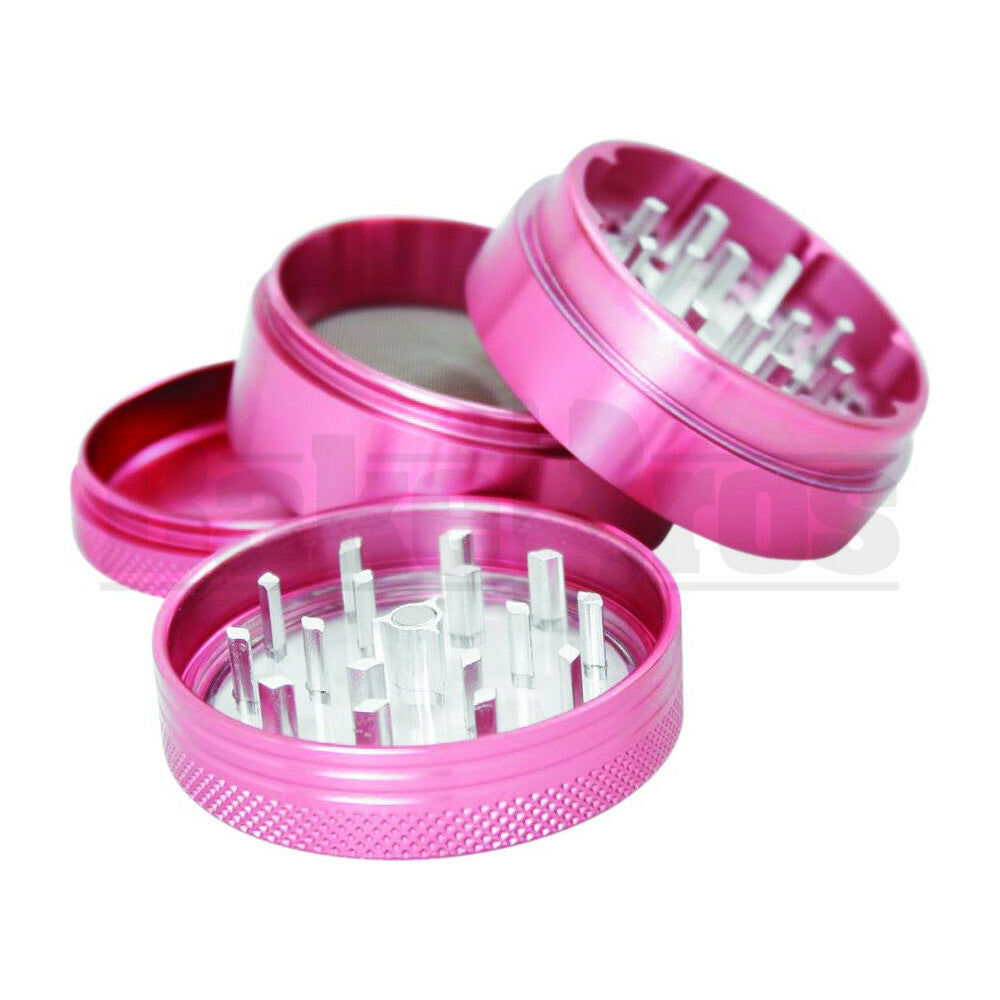 SHARPSTONE CLEAR TOP GRINDER 4 PIECE 2.2" PINK Pack of 1