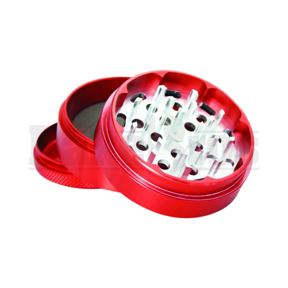 SHARPSTONE CLEAR TOP GRINDER 4 PIECE 2.5" RED Pack of 1