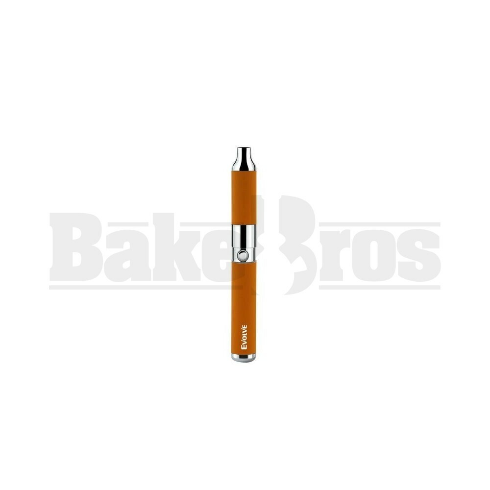 YOCAN EVOLVE VAPORIZER BHO OIL WAX PEN PORTABLE QUARTZ DUAL COIL ORANGE