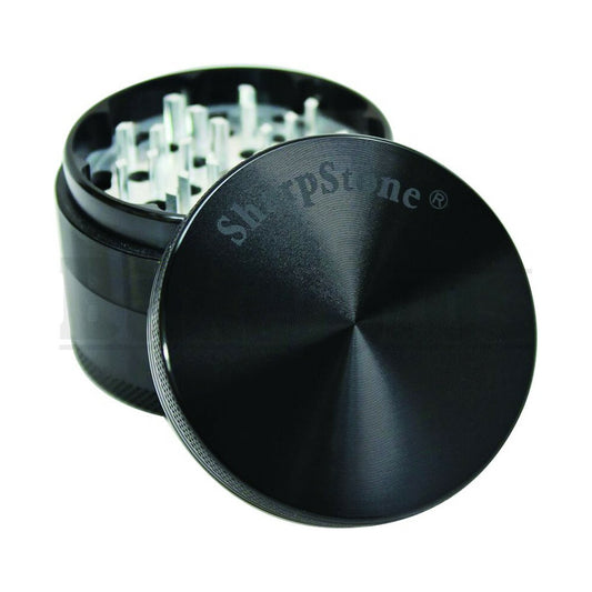 SHARPSTONE HARD TOP GRINDER 4 PIECE 2.5" BLACK Pack of 1