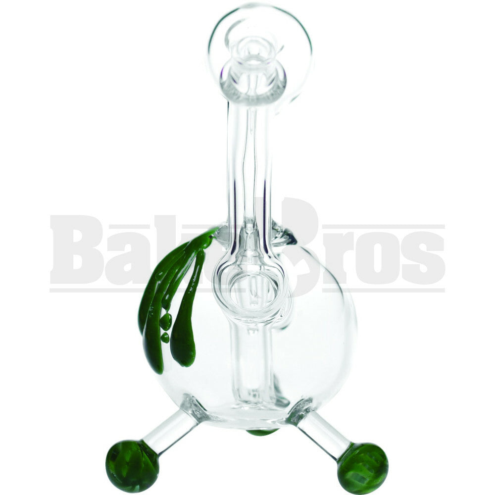 WP BOOT SHAPE BUBBLER 7" CLEAR MALE 10MM