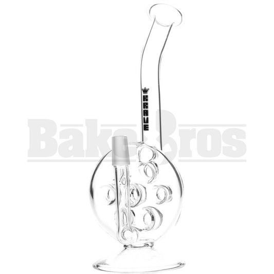 WP TABLE TOP RIG W/ SWISS PERC BENT NECK 9" CLEAR MALE 14MM