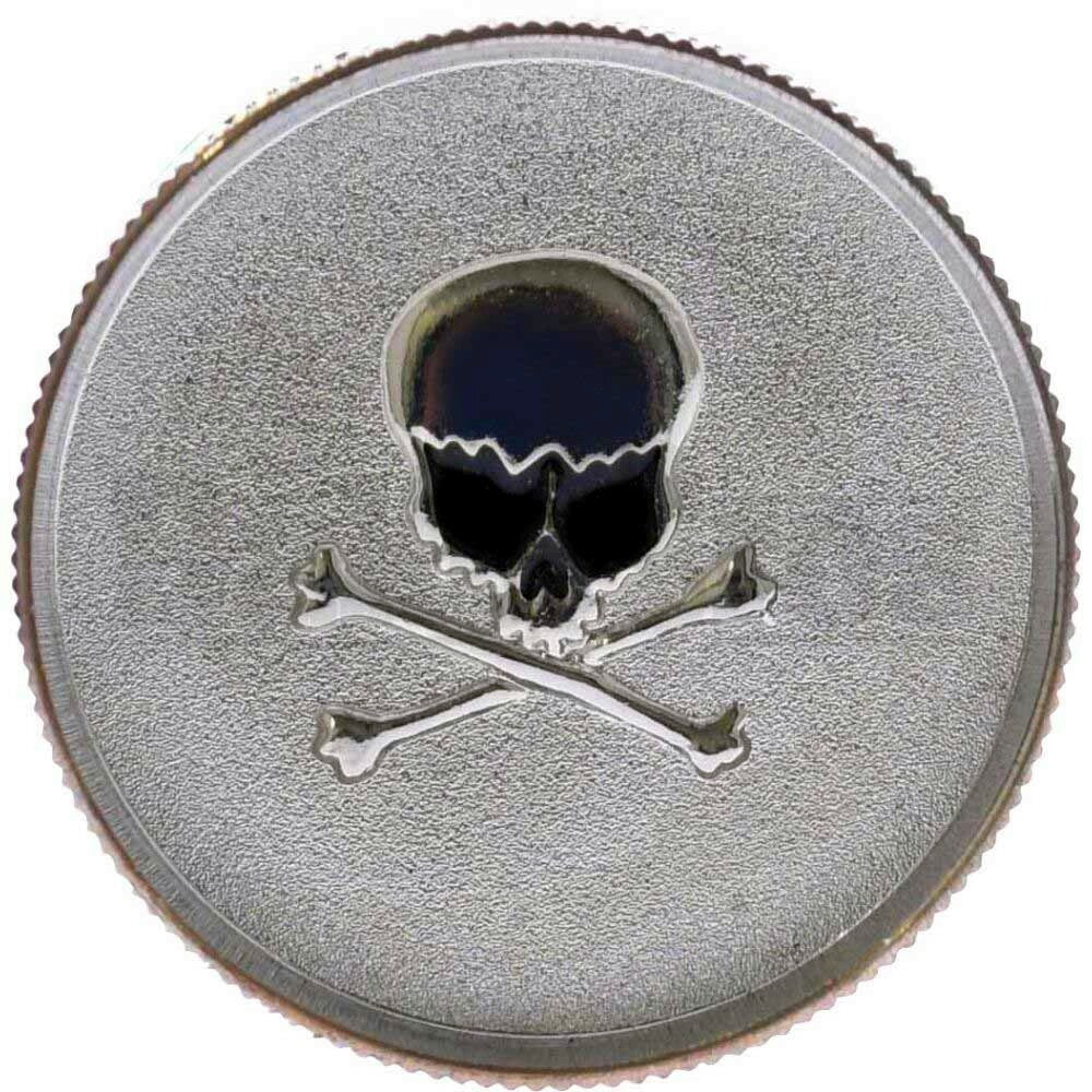 METAL GRINDER 4 PIECE 2" SKULL & CROSSBONES Pack of 1