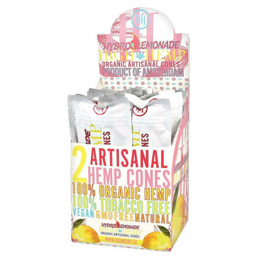 High Hemp Organic Artisanal 2 Hydro Lemonade Pack Of 15 Full Box