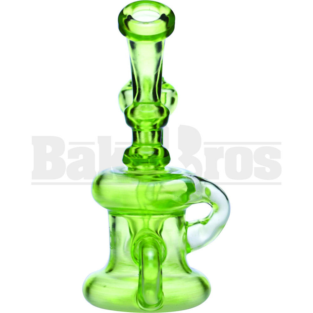 ZOB GLASS WP KLEIN RECYCLER CUSTOM 7" SLIME GREEN MALE 14MM