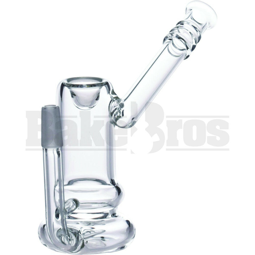 WP BELL HOUSING OIL INLINE PERC W/ SIDECAR 4" CLEAR MALE 10MM