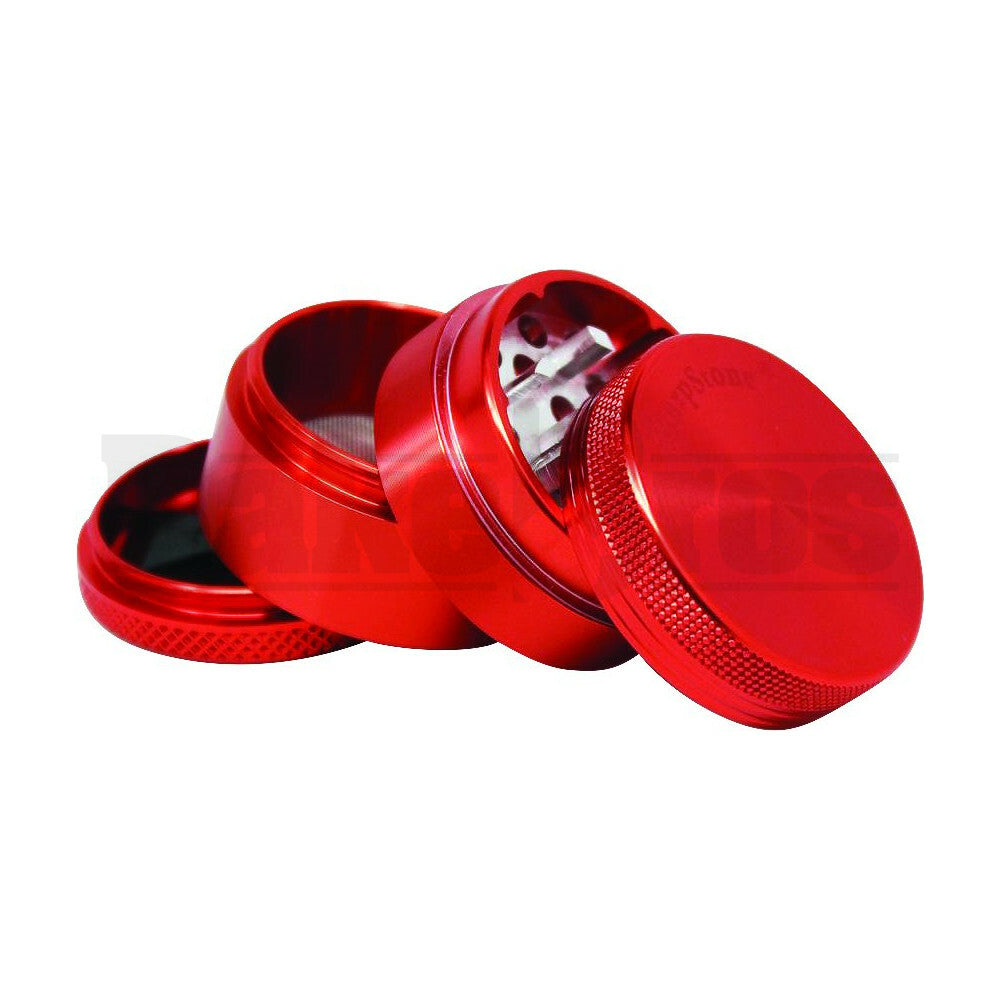 SHARPSTONE HARD TOP GRINDER 4 PIECE 1.5" RED Pack of 1