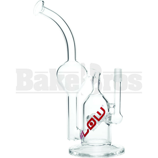 JM FLOW WP TORNADO RECYCLER CROSS MUSHROOM PERC 10" CLEAR MALE 14MM