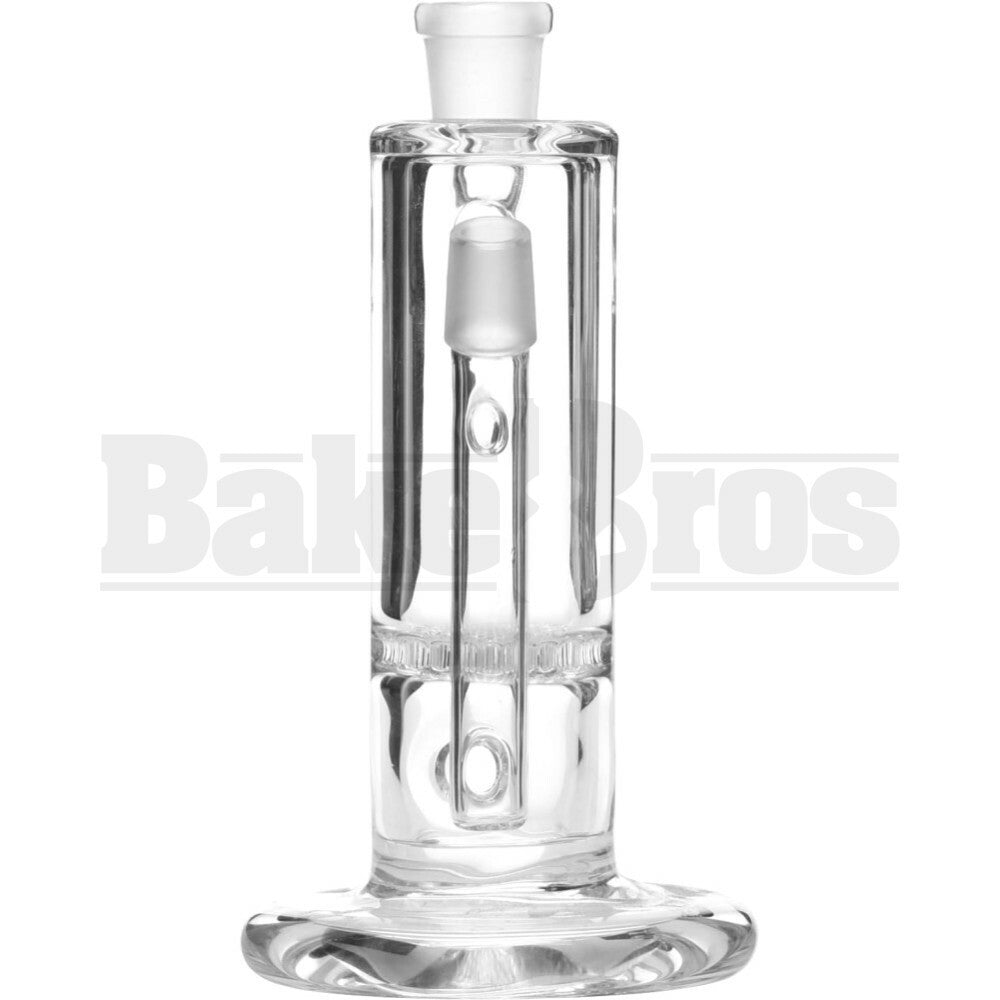 WP TABLE TOP RIG 9MM DETACHABLE MOUTH PIECE W/ HONEYCOMB PERC 8" CLEAR MALE 18MM