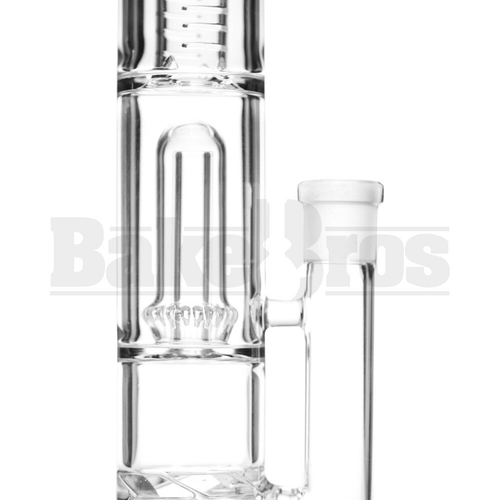 MAVERICK WP ATOMIC TURBINE PERC 7MM THICK STEMLESS 14" CLEAR FEMALE 18MM