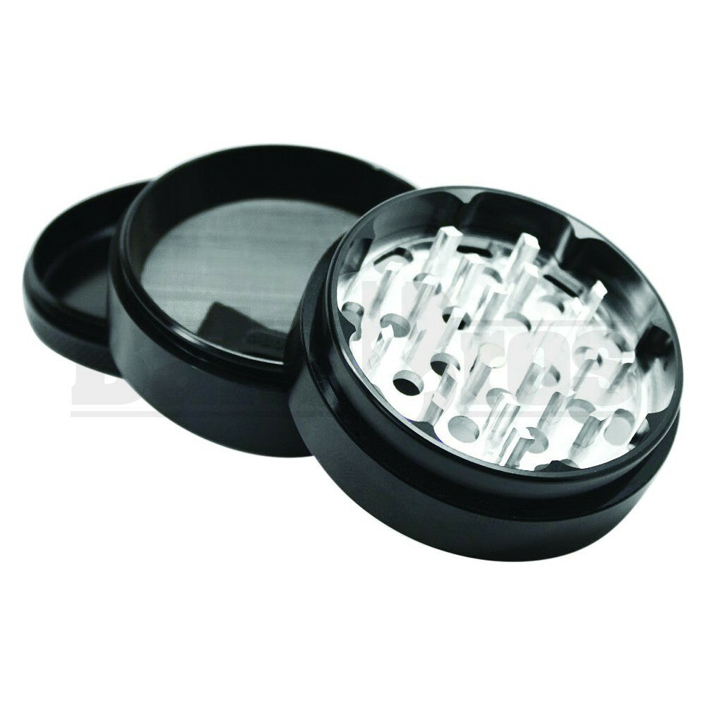 SHARPSTONE CLEAR TOP GRINDER 4 PIECE 2.5" BLACK Pack of 1