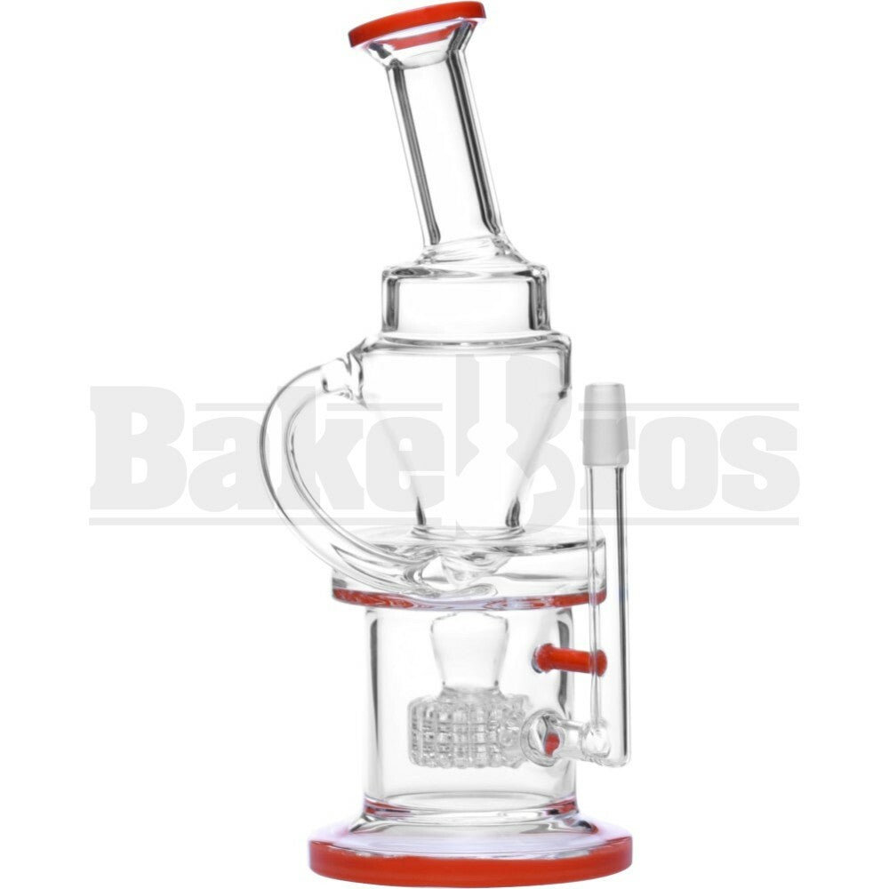 WP MICROSCOPE KLEIN RECYCLER STEREO MATRIX PERC 11" CRAYON ORANGE MALE 14MM