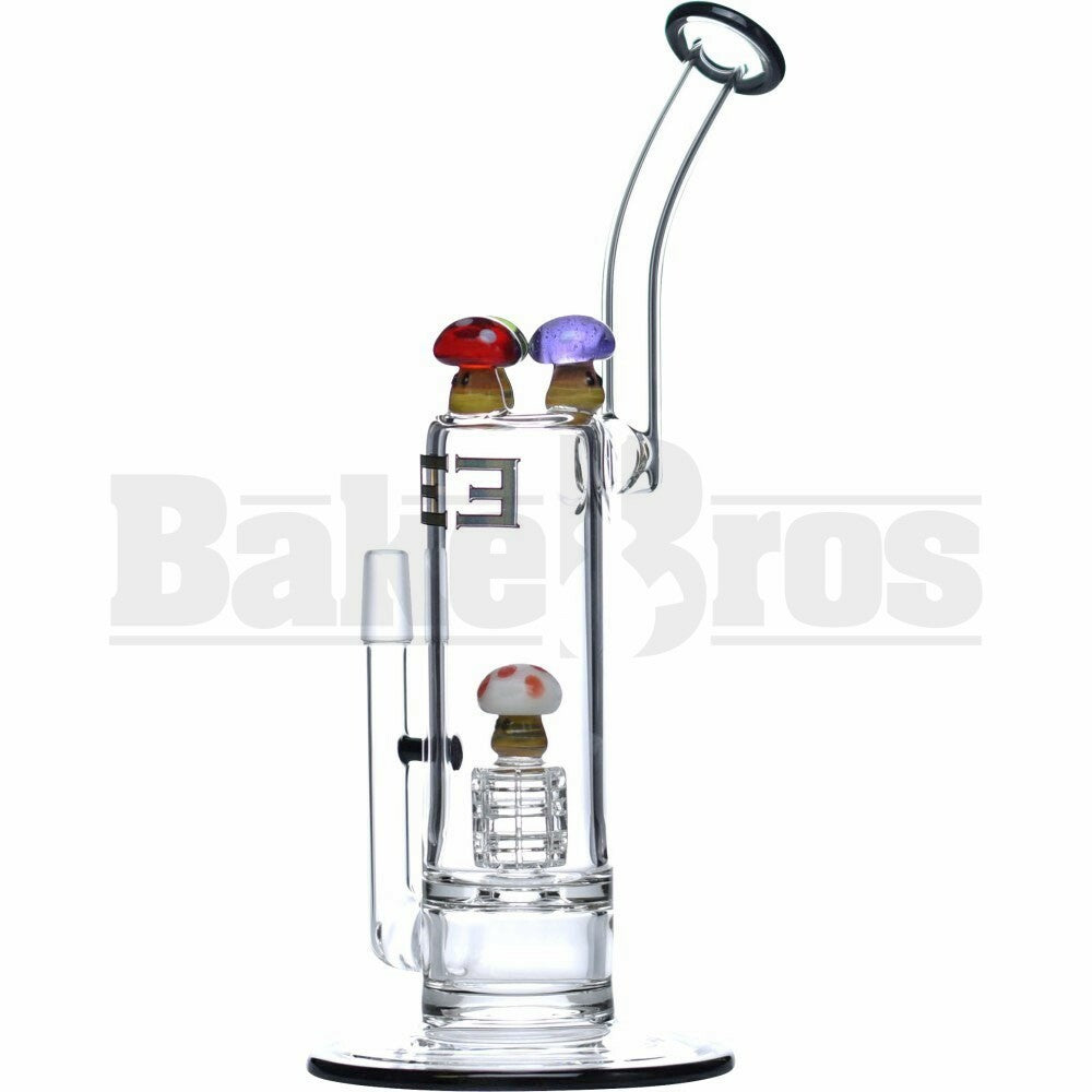 EMPIRE GLASSWORKS WP SHERLOCK ESCORT RIG W/ MUSHROOM PERC 11" ASSORTED MALE 14MM