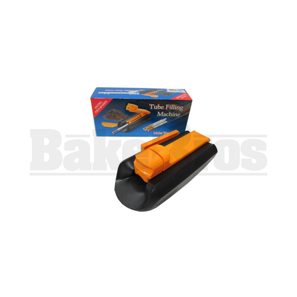 TUBE FILLING MACHINE CIGARETTE FILLER EXTRA TWO SPARES BLACK ORANGE Pack of 1 84MM